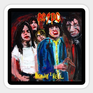 HIghway to Hell Sticker